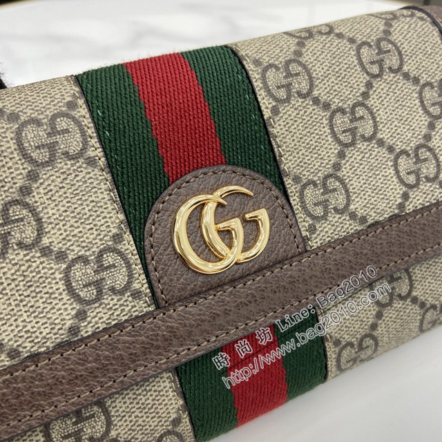 Gucci專櫃古馳最新款Ophidia系列鏈條小挎包 jh2826型號：772309